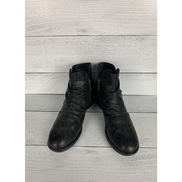 Sofft Women's Size 7.5 EUR 38.5 Black Leather Beckie Zipper Booties Shoes Boots - Picture 2 of 15